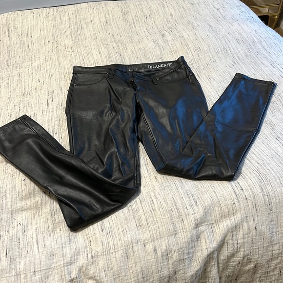 Black leather pants size 27 from blanknyc - Picture 1 of 3